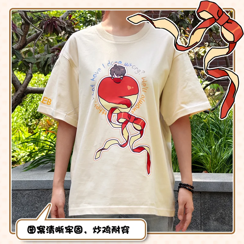 

Anime Love and deepspace Caleb T-shirt Summer Shirt Short Sleeves Man Women Clothes Tees Cosplay Fashion Clothes Birthday Gift
