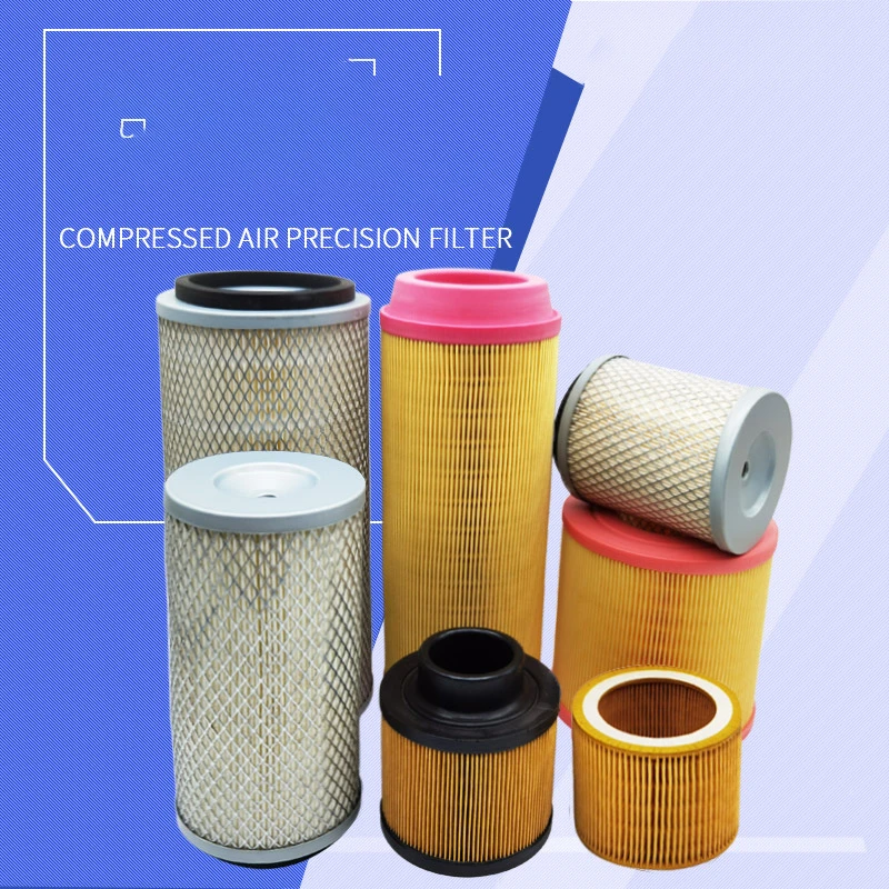 1Pcs Screw Air Compressor Air Filter Element Compressed Air Precision Filter Silencer Inner Element Universal Filter replace