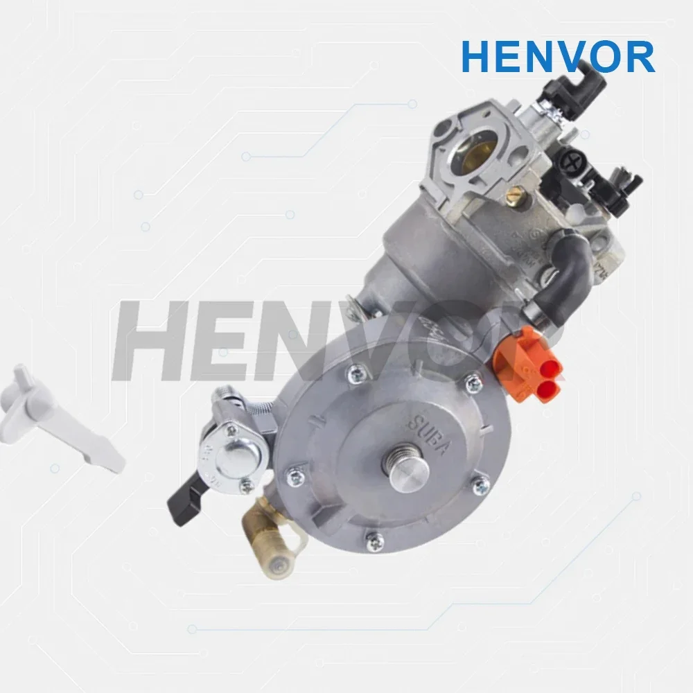 GX270 177F Engine LPG Carburetor Dual Fuel NG Conversion Kit Generator Water Pump Accessories 3KW 9HP P21A LPG view 3