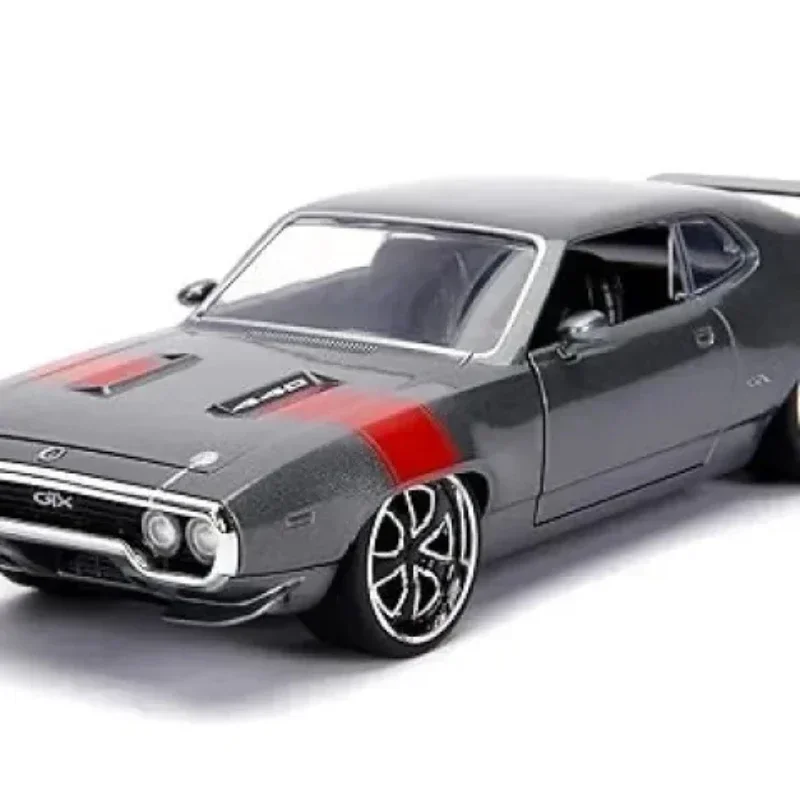 1:24 1972 Plymouth GTX High Simulation Alloy Car Model Collectible Toy Gift Souvenir Display Ornament