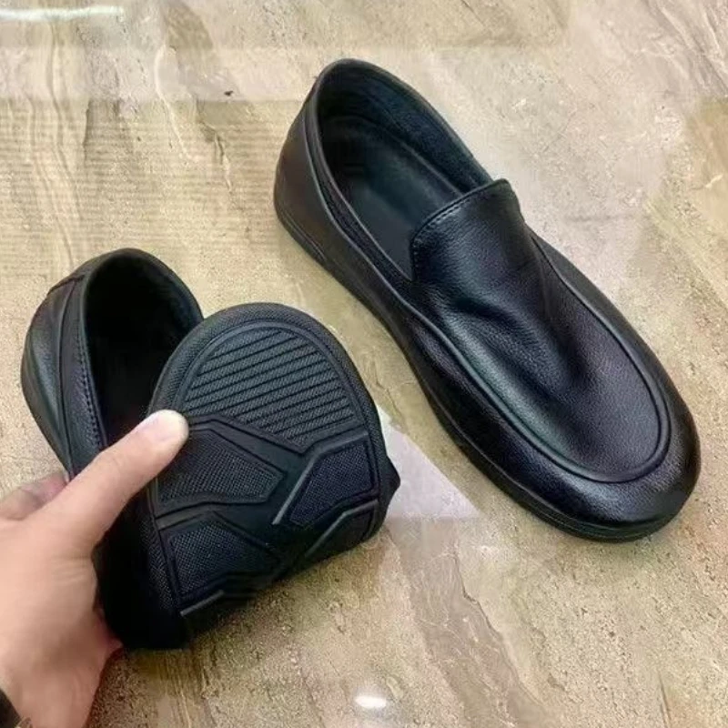 

Men's Black Formal Shoes Business Casual Shoes - Soft Sole Non Slip and Durable Design Lightweight Classic Oxford Shoes Ankle
