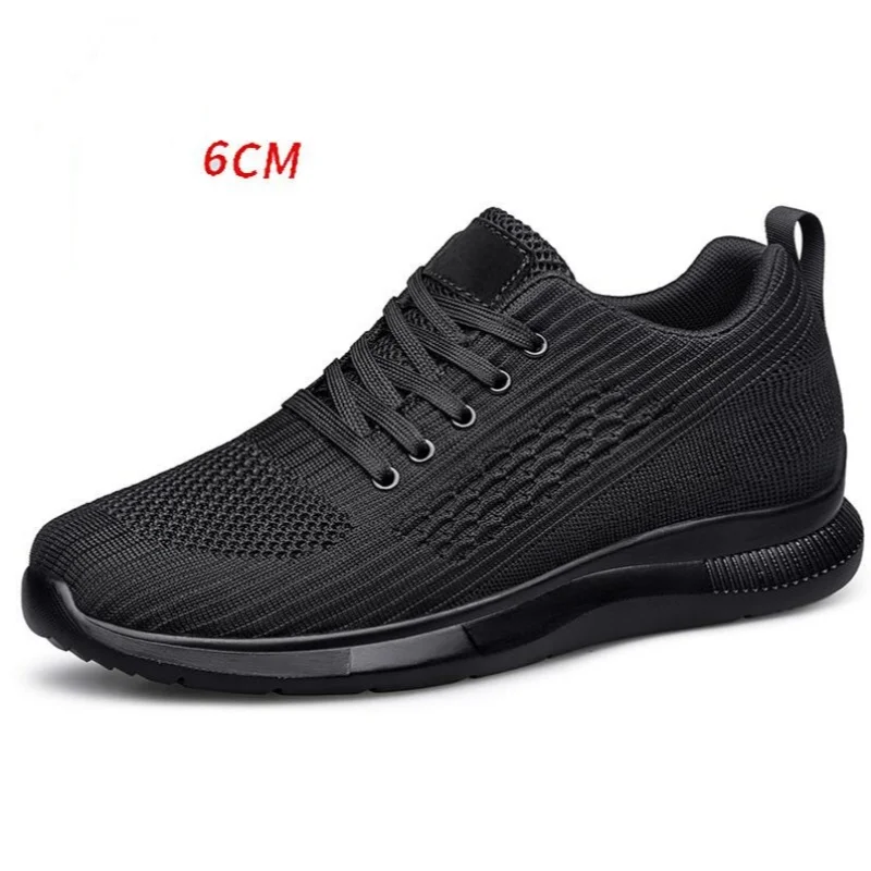 

Мужские дышащие кроссовки с сетчатым верхом, увеличивающие рост на 6-8 см, мягкие и удобные, повседневные, размеры 37-47