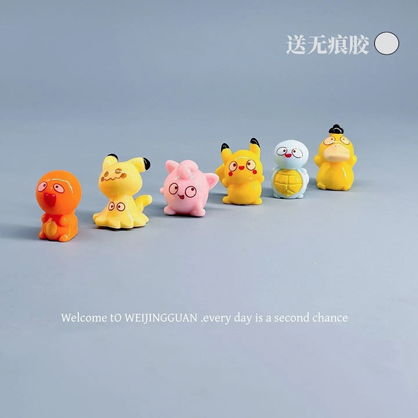 Cartoon Pokémon Tsundere Small Figurine Car Dashboard Screen Computer Desk Desktop Stress Relief view 4