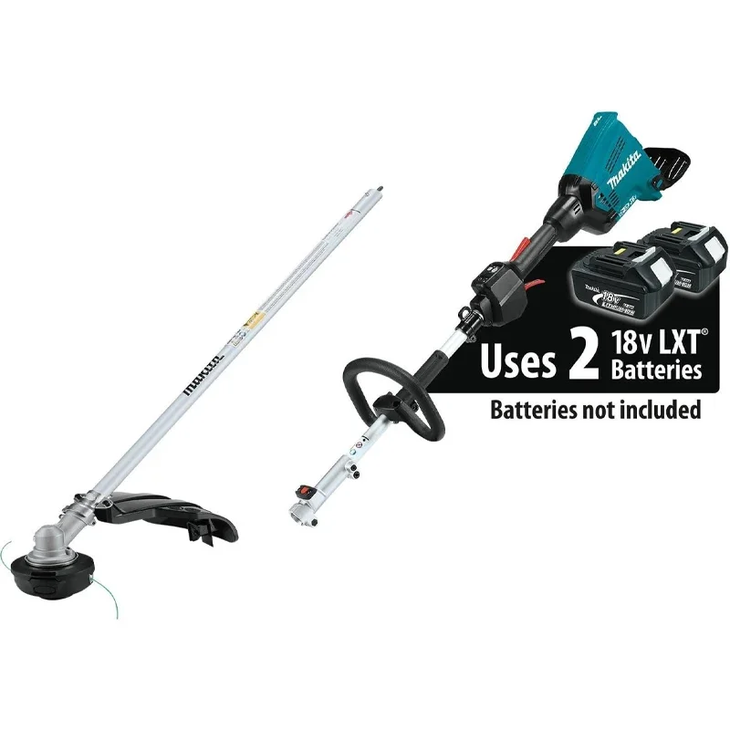 Makita XUX01ZM5 36V (18V X2) LXT® Brushless Couple Shaft Power Head with String Trimmer Attachment, Tool Only