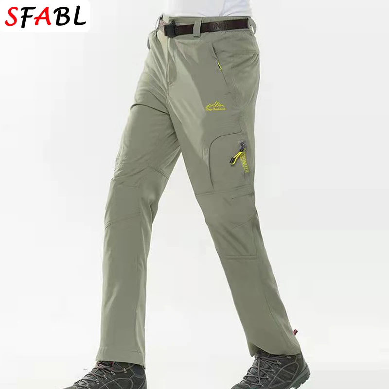

Новинка летние водонепроницаемые мужские быстросохнущие мужские брюки SFABL, спортивные брюки для мужчин, походные брюки для кемпинга, Новинка