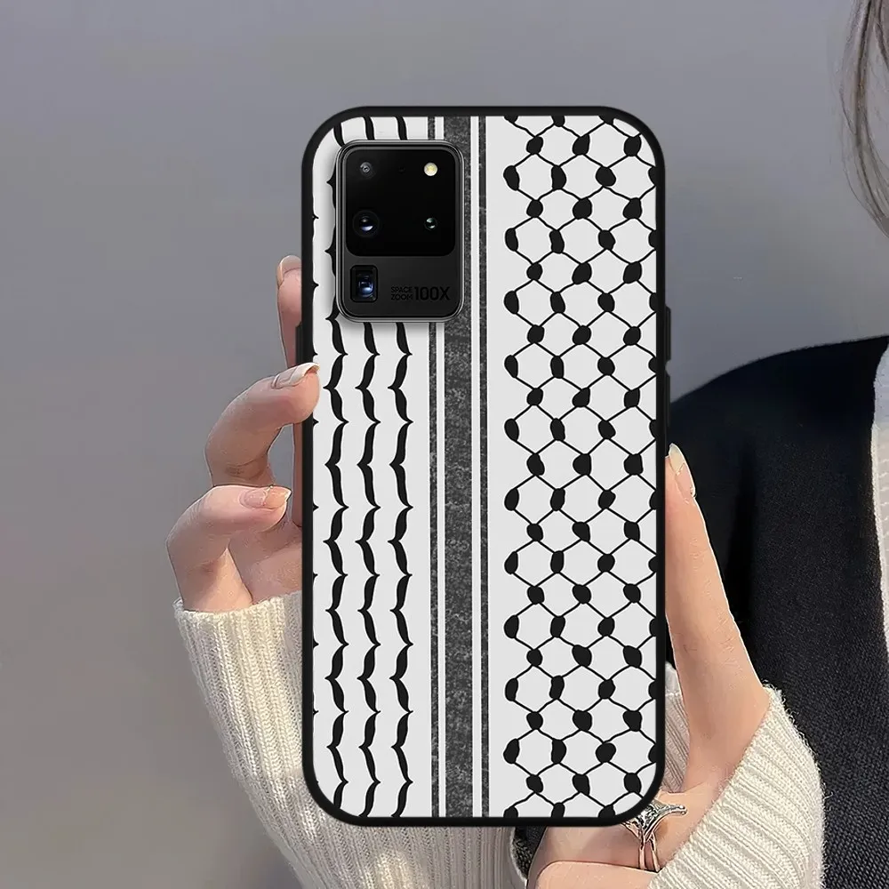 Hattah Keffiyeh Phone Case For Samsung Galaxy S21 S22 S23 S24 Note S20 Plus Ultra Shell