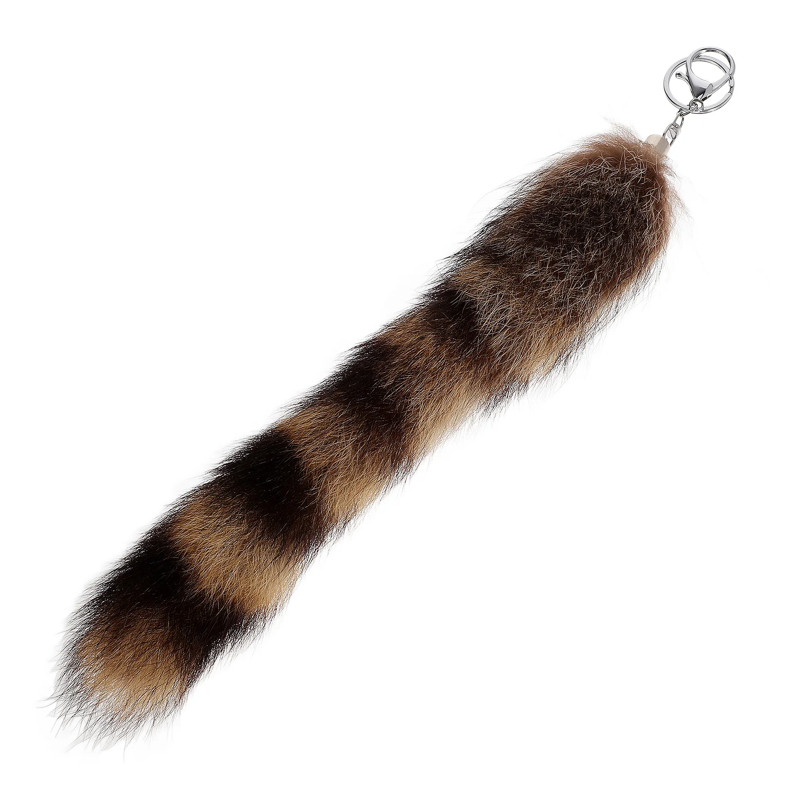 

Tail Keychain Mini Metal Design Bag Charm for Backpacks Car Keys House Keys Aesthetic Accessory Raccoon Inspired Pendant