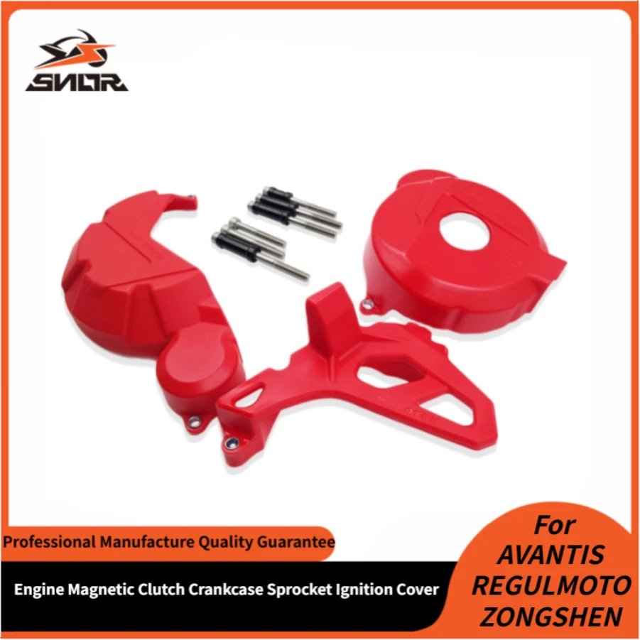 Para AVANTIS REGULMOTO BRZ X5 MOTAX ZONGSHEN Motor de motocicleta Protector de Motor magnético embrague cárter piñón cubierta de encendido