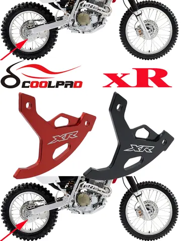 Bakre Bromsskiva Skyddsskydd För HONDA XR250 90-04 XR600R 91-00 XR400R 96-04 XR650L 93-22 XR 250 600 400 R 650L 10 best sales Honda 250 CR - №7