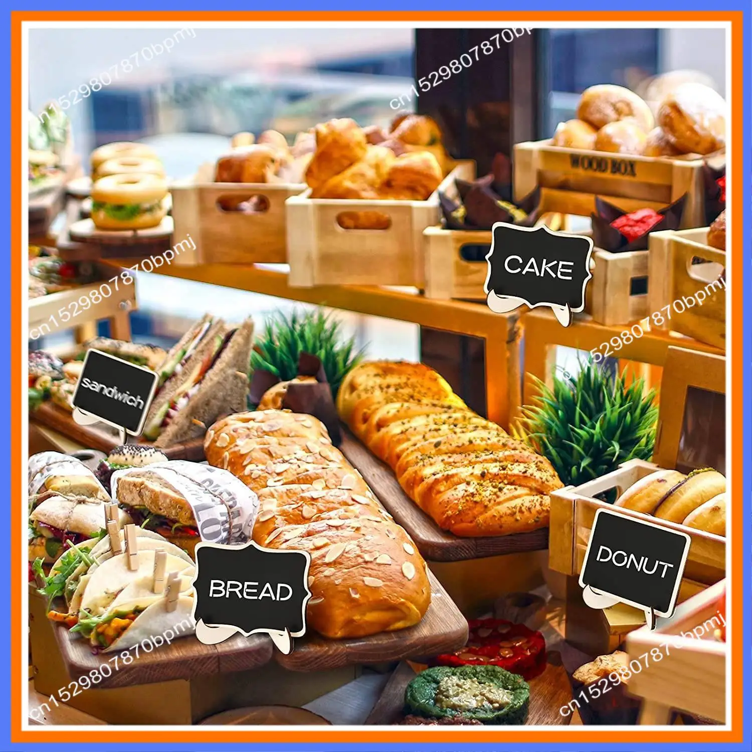 

Мини-знак для классной доски BAAE, 20 упаковок этикеток для пищевых етикеток для вечеринок, шведского стола, деревянные маленькие таблички для меловой доски с подставкой для мольберта для пищевых меток