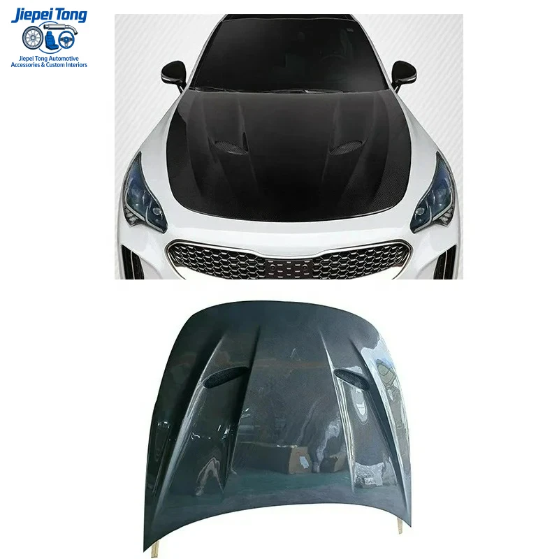 

Lightweight Performance FOR Kia Stinger Engine Hood Carbon Fiber