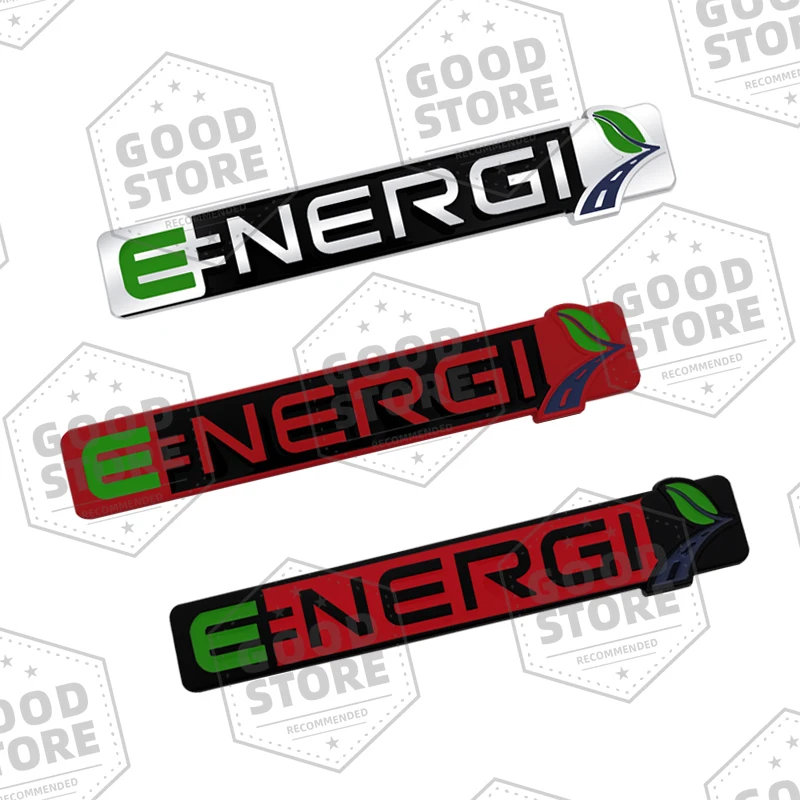 Metal Car Body ENERGI Badge 3D Emblem Rear Trunk Sticker For Ford Focus Fusion kuga Fiesta Ranger Ecosport Mondeo Puma Hybrid ST