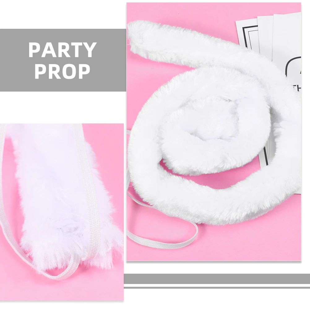 2 pçs animal cauda traje acessórios para halloween cosplay festa adereços crianças tema caudas vestir-se confortável usar longa duração