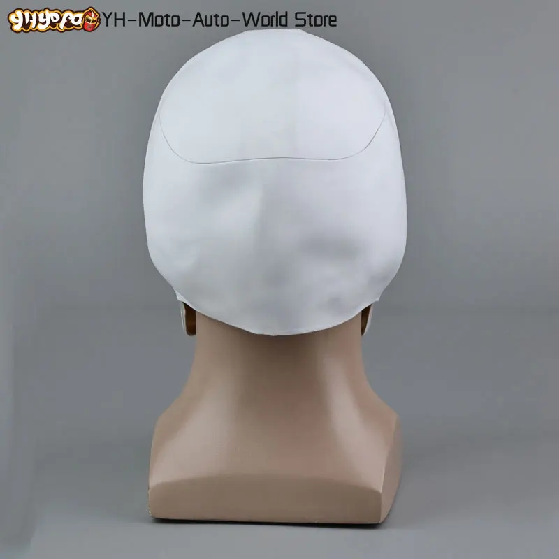Máscara Taskmaster de látex para Cosplay, máscaras Thunderbolts para adultos, Anthony Tony, casco blanco de cabeza completa, máscaras y accesorios para gafas