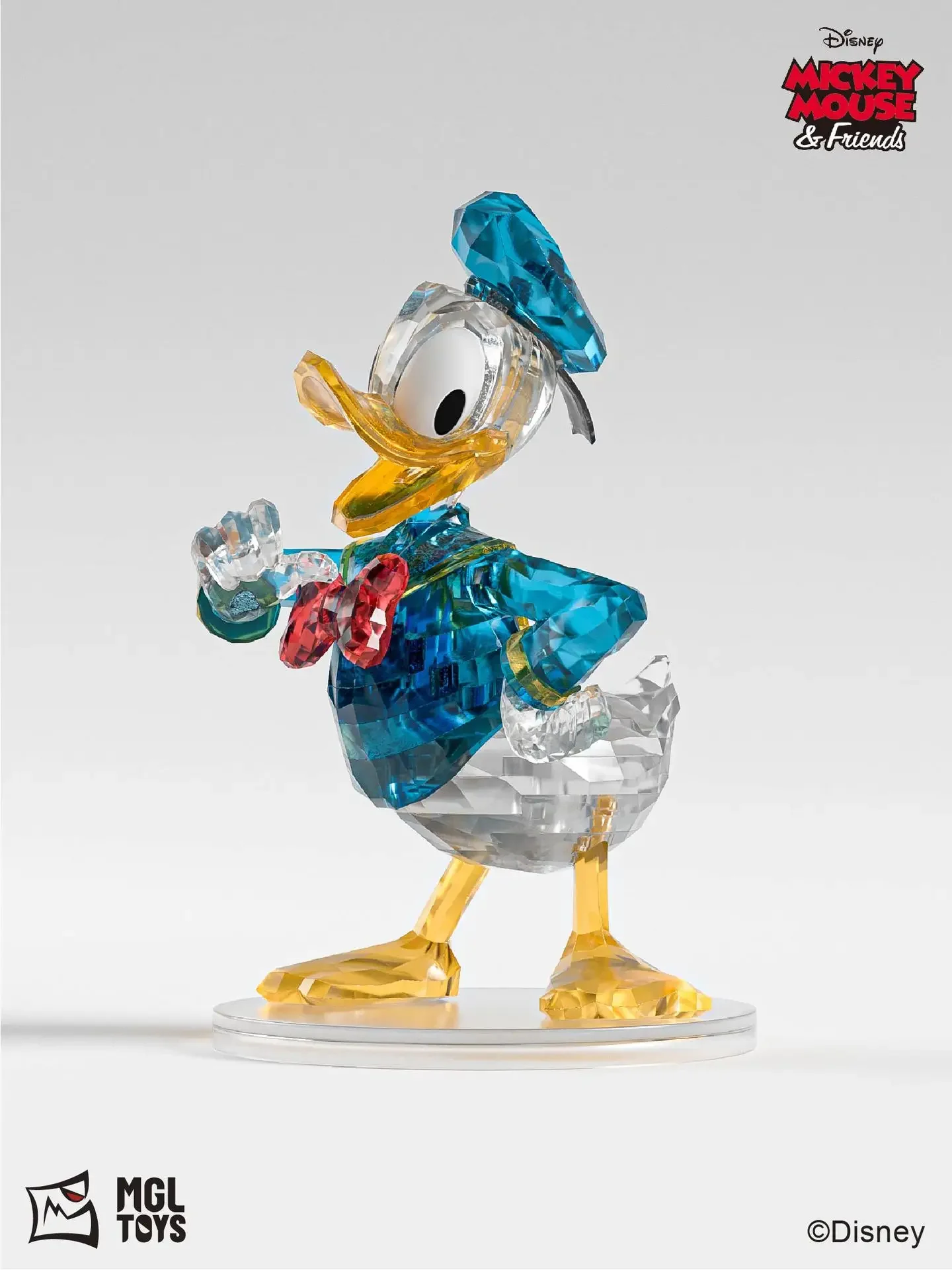 Assembled Mickey Donald Duck Toys Handmade Ornaments Gifts for Boys and Girls Three-Dimensional Crystal Building Blocks image 3