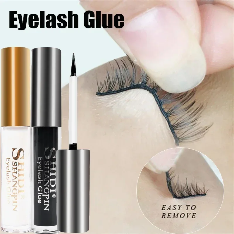 Pegamento para pestañas profesional, transparente, blanco/negro oscuro, resistente al agua, pestañas postizas, adhesivo de maquillaje, Cosméticos impermeables para levantar pestañas