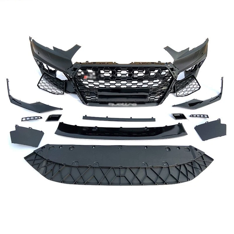 

Complete Front Bumper For Audi A4 Modified To RS4 17-19