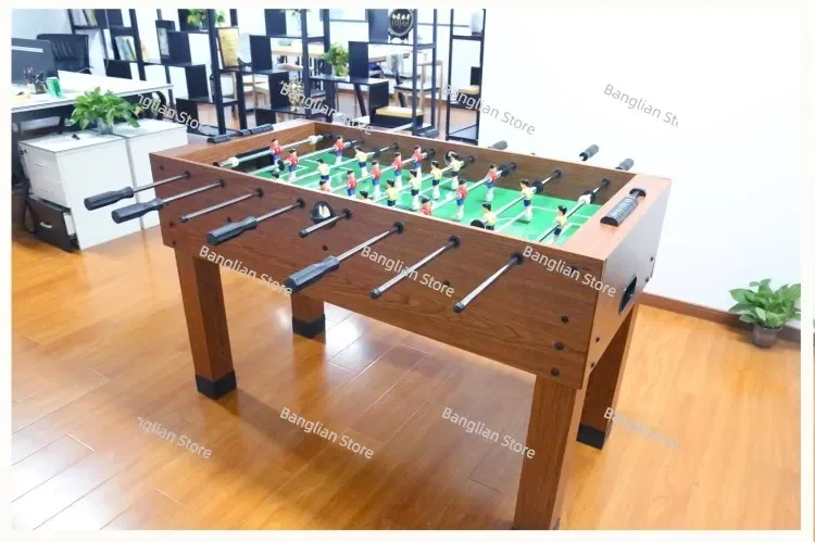 On the table, adult eight pole tabletop, indoor rumbling table, football table, children's two person table