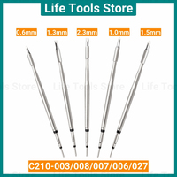 C210 Series Soldering Tips for T210/T26 Handle, Compatible for JBC SUGON t21/t28/t3602/t26/t26d, For AIFEN a5/a9/a9pro/a10/a902