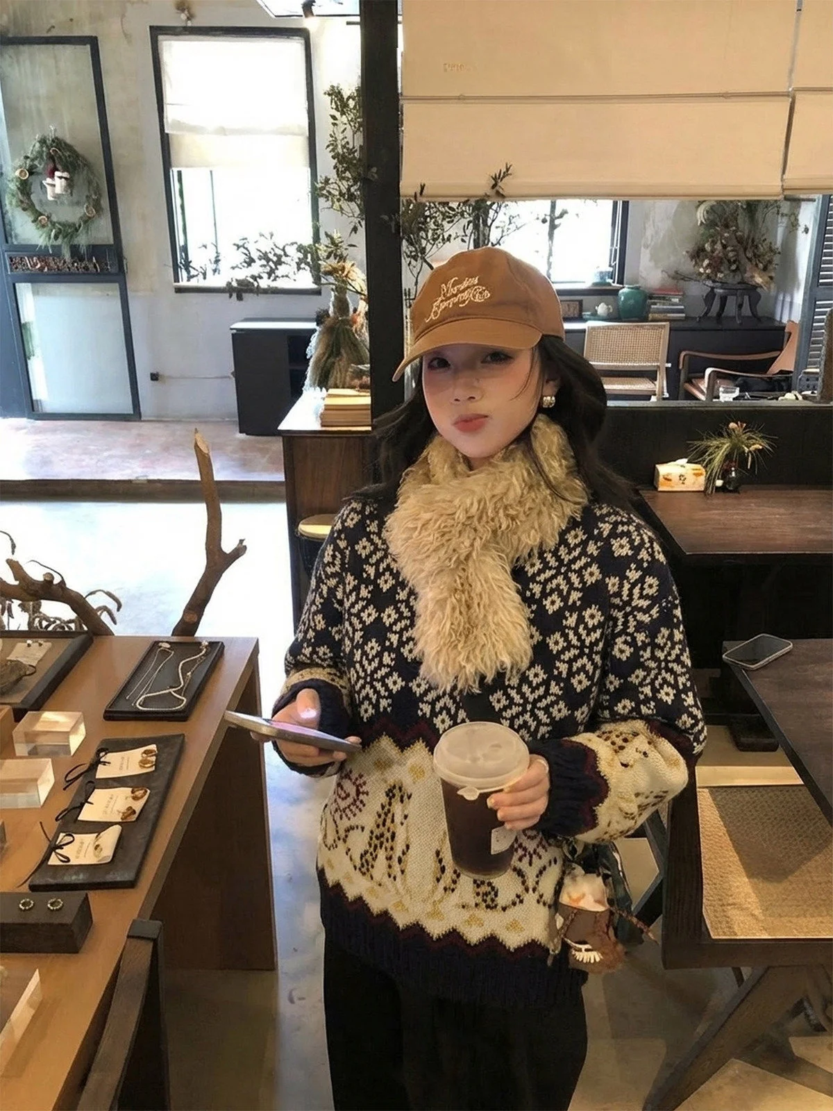 

Ретро-свитер вязаный женский с круглым вырезом, с бахромой, в стиле колор-блок, весна-осень-зима, утепленный, с длинными рукавами, теплый топ