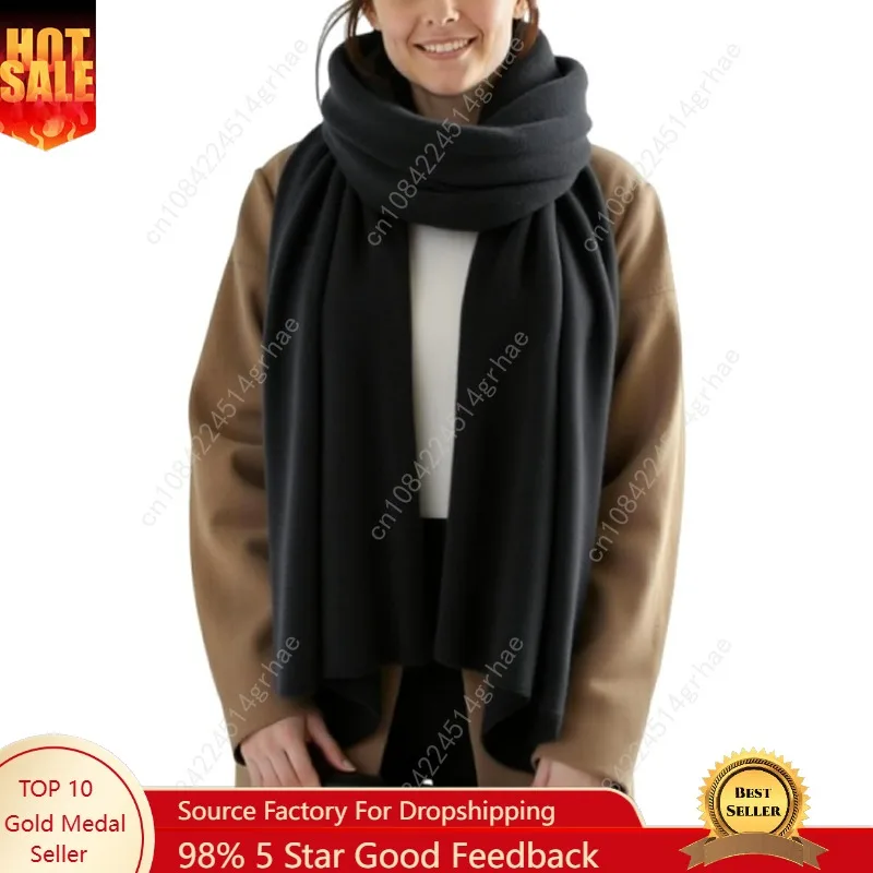 

Womens Winter Scarf Long Soft Chunky Scarves Warm Blanket Oversized Shawl Wraps