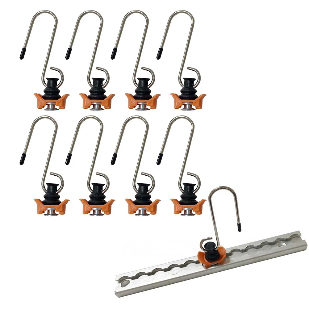 

8 шт., односторонний фитинг, фитинг для авиакомпании, окантовочные ленты, крючки, рельсы, 50 кг, простая установка, грузовой крепление, аксессуар для перевозки