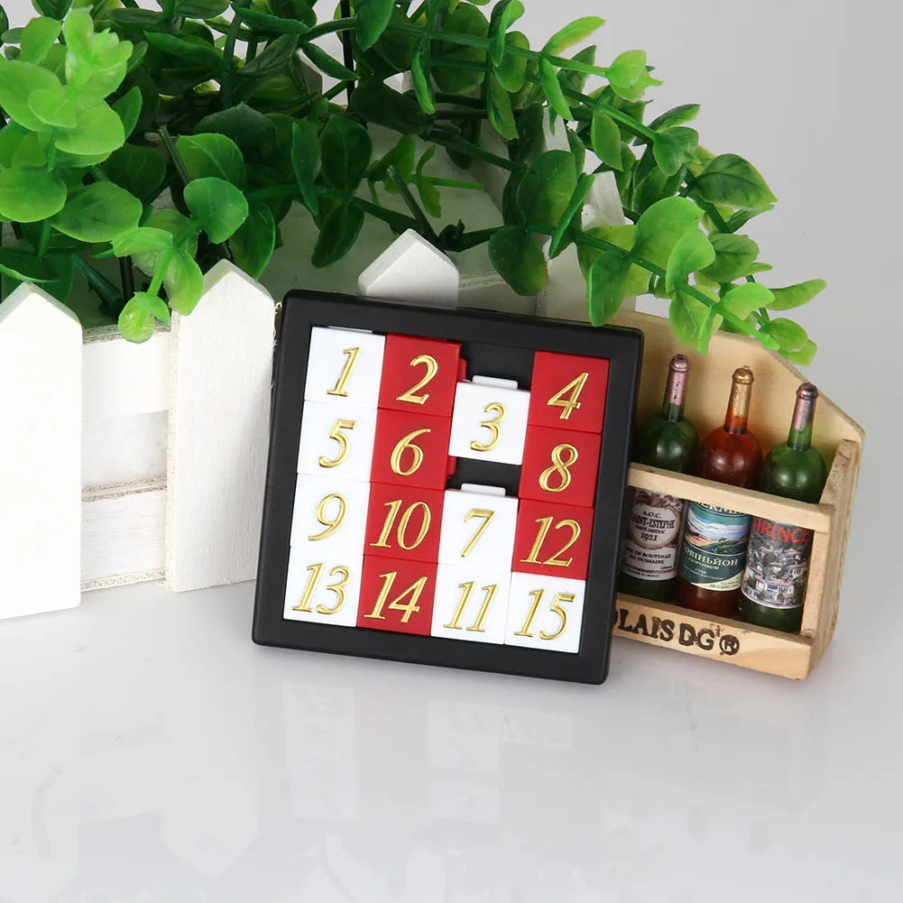 Digital Numbers Mini Puzzle Early Educational Toy Developing For Children Jigsaw Digital Number 1-15 Puzzle Game Toys Reasoning