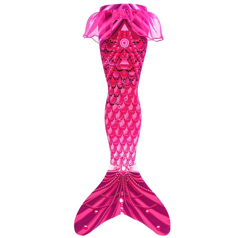 Mermaid Tails Swimwear for Swimming Girls Beach Pool Party Mermaid Princess Swimsuit Tankini Cosplay Costume for Kids