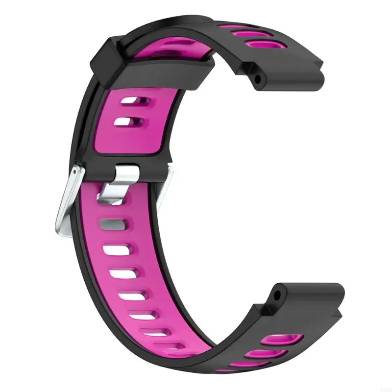 Pulseira pulseira silicone Y88B Adequada para Garminforerunner 735xt/220 tiras macias