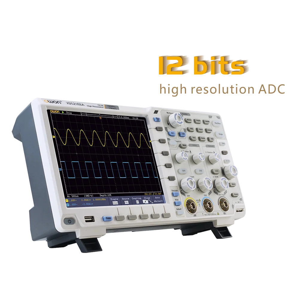 OWON XDS3102 XDS3202 XDS3303 dwukanałowy ekonomiczny cyfrowy oscyloskop 100Mhz 200Mhz