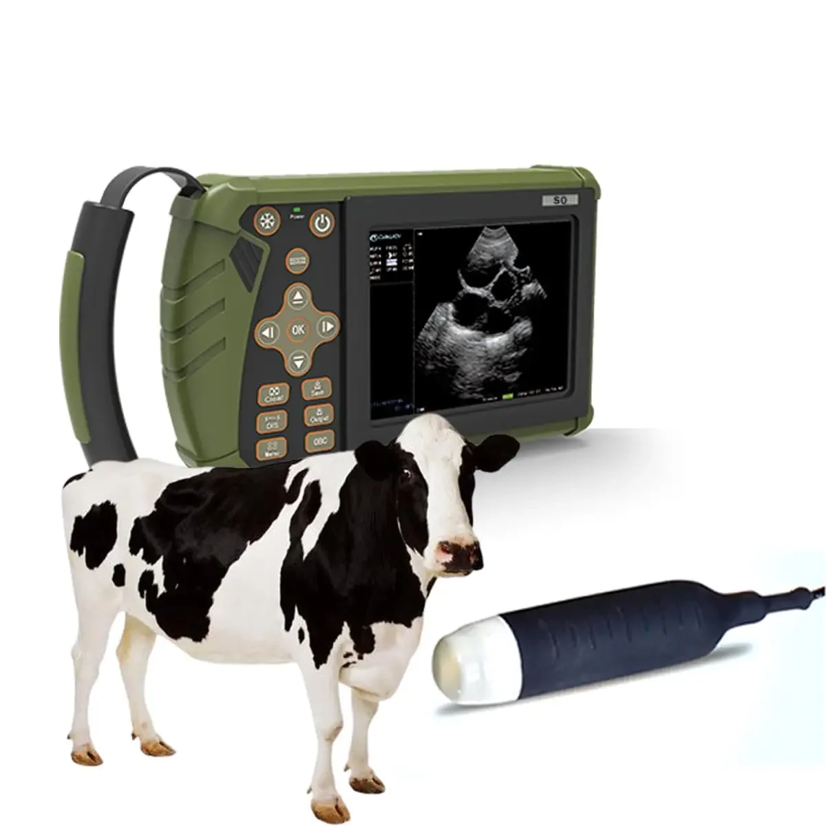 Veterinary Medical Equipment Portable Machines Pregnancy Testing Cows Preg Checking Cattle Ultrasound Machine for Cow