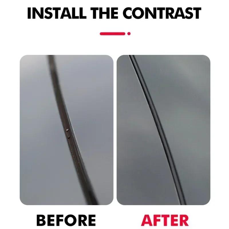 For Tesla Model 3 Y Glass Seal Strip Silicone Rubber Car Skylight Sealing Ring Waterproof Noise Reduction Accessories 2017-2025