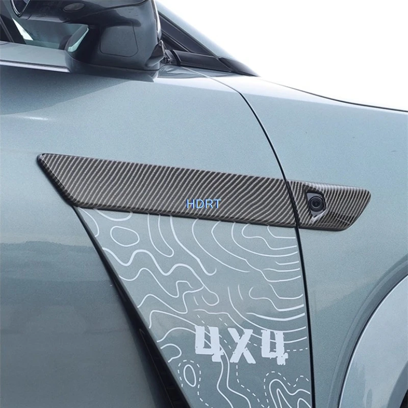 ل BYD سيليون 8/أسد البحر 8/تانغ L 2025 + نمط السيارة الباب الأمامي درابزين لوحة أوراق علامة جانبية ملحقات الكاميرا ملصق خارجي #4