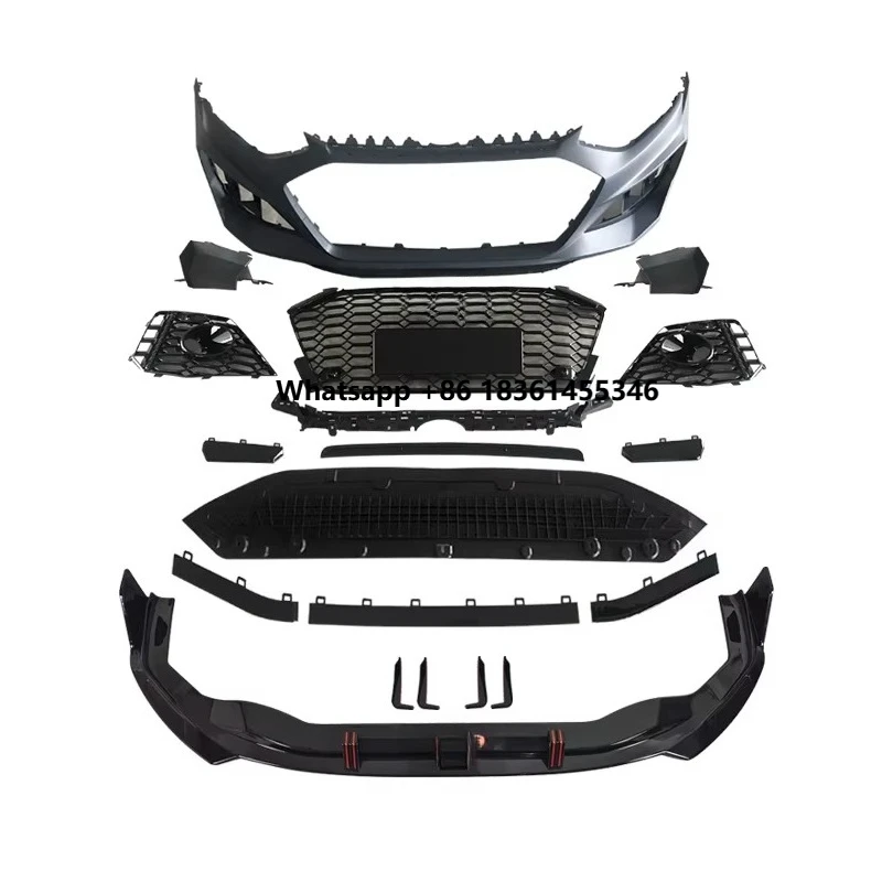 

Car Full Body Part Kits Auto Bodykit Front Rear Bumpers for Audis A3 A6 C6 C7 A4 B7 B8 B9 2012 RS5 2020 R8 2017 RS4