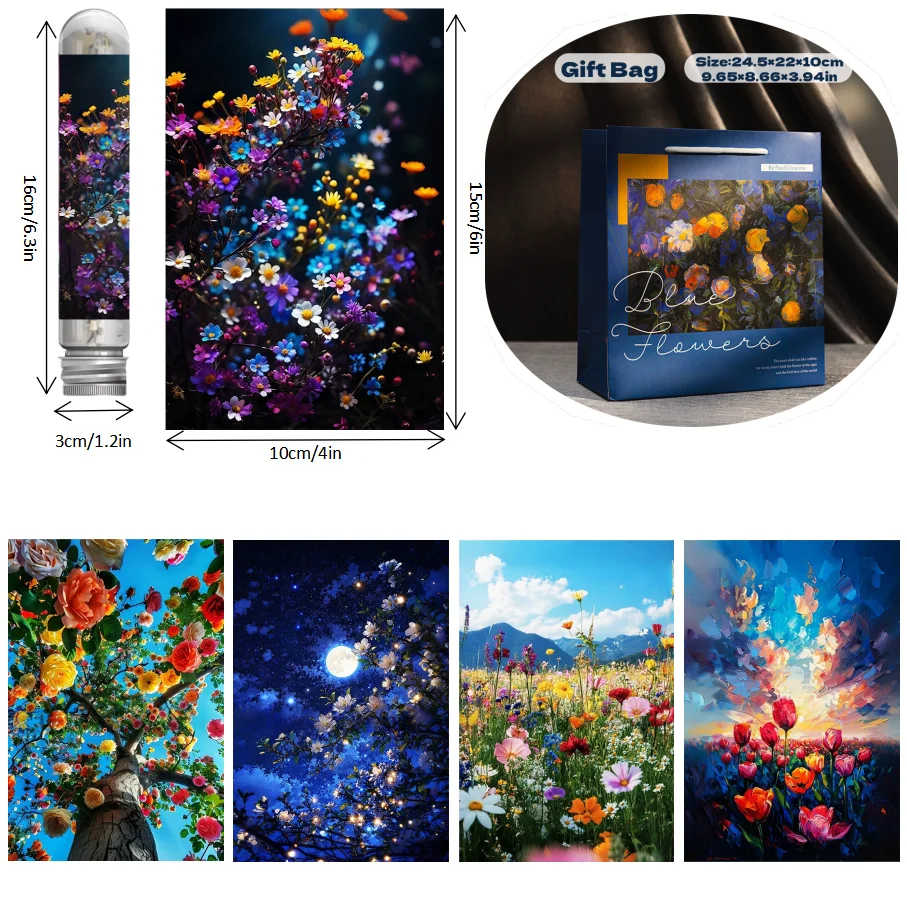 5 パック 大人用ミニ試験管パズル ジグソー 花 教育ゲーム ハロウィン 感謝祭 クリスマス 新年 記念日ギフト