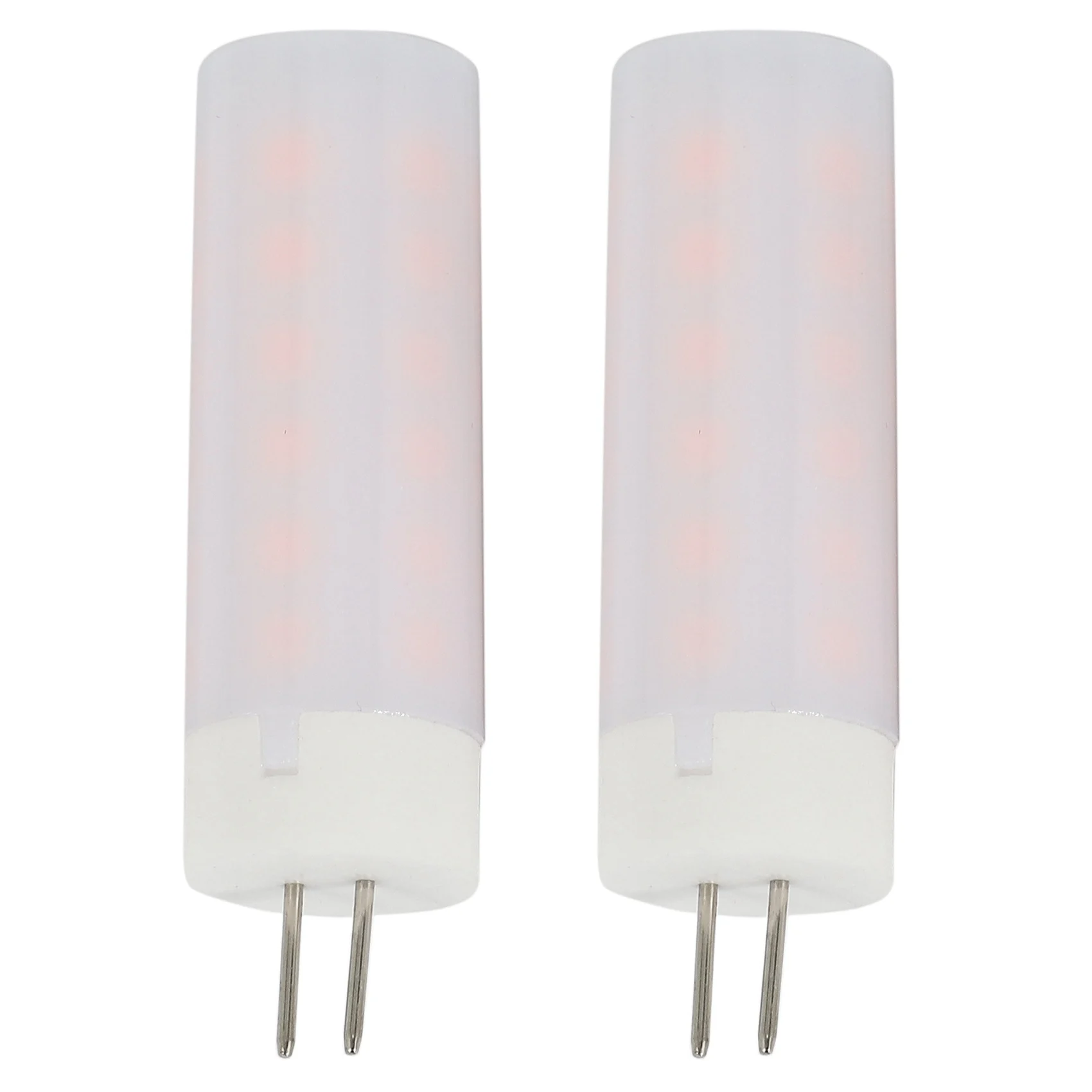 2ชิ้น3W 230 G4นำข้าวโพดไฟ36 LEDs SMD 2835ผลเปลวไฟสีขาวอบอุ่น DC 12V (สีขาวอบอุ่น DC12V)