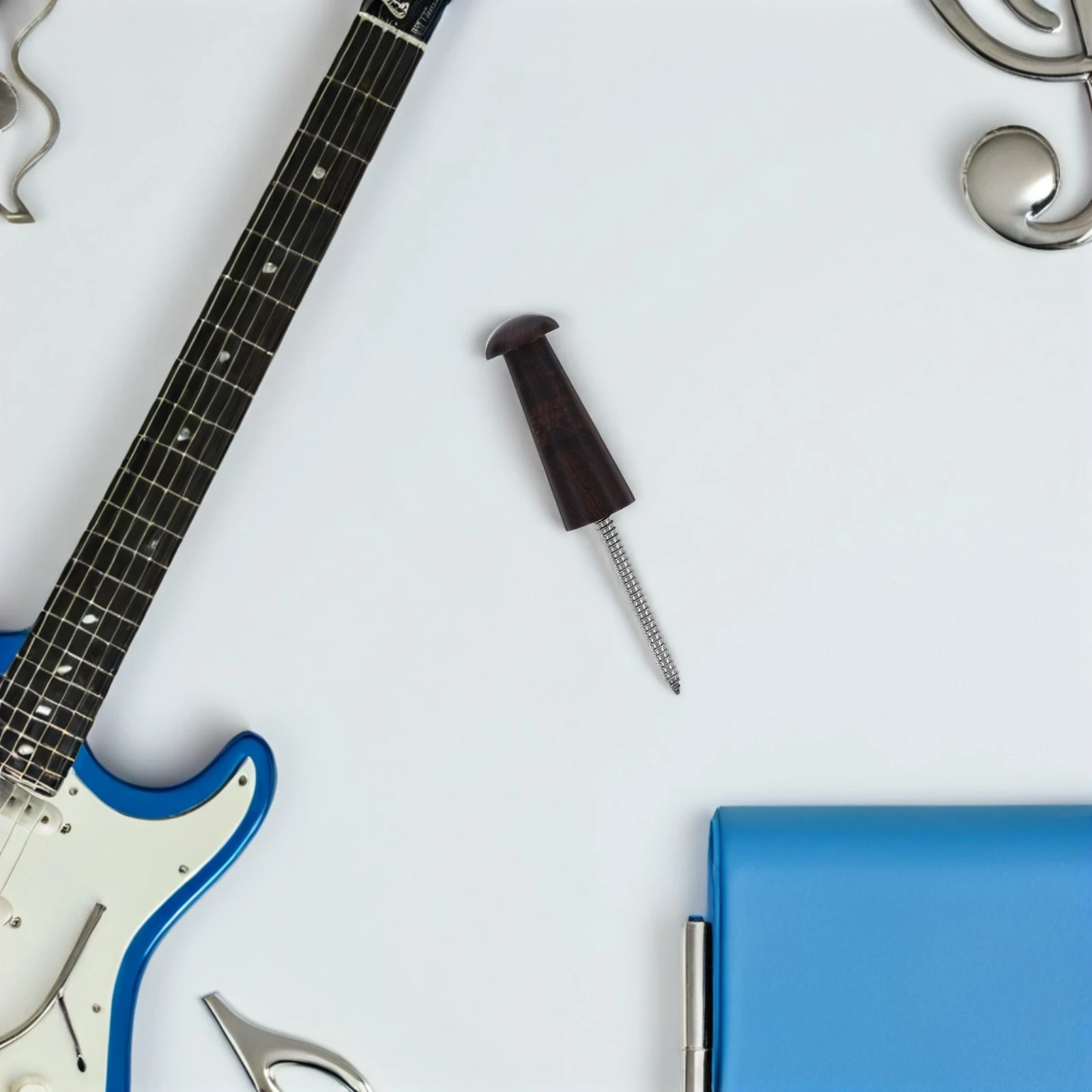 

1 Set Wood Wall Mount Hook For Guqin Ukulele Violin Stainless Steel Hardware Heavy Duty Display Stand Easy Install Instrument