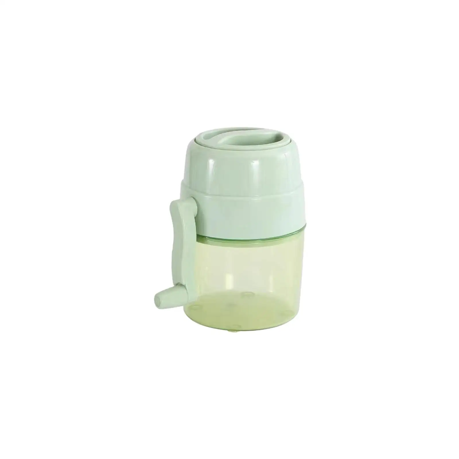 เครื่องบดน้ำแข็งแบบมือหมุนขนาดเล็กเครื่องทำกรวยน้ำแข็งบดน้ำแข็งเครื่องใช้ในครัวไสน้ำหนักเบาสำหรับใช้ในบ้านบาร์ห้องครัว