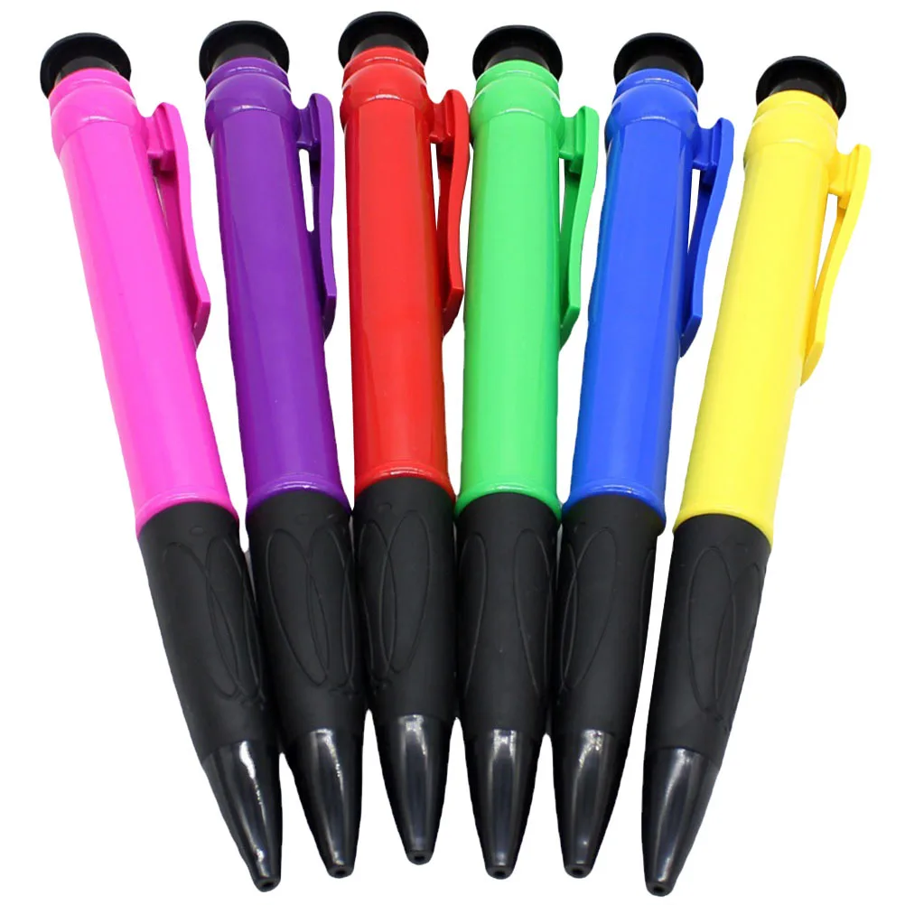 

6 Pcs Point Pens Adults School Writing Ballpoint Multifunction Bulk for Press Student