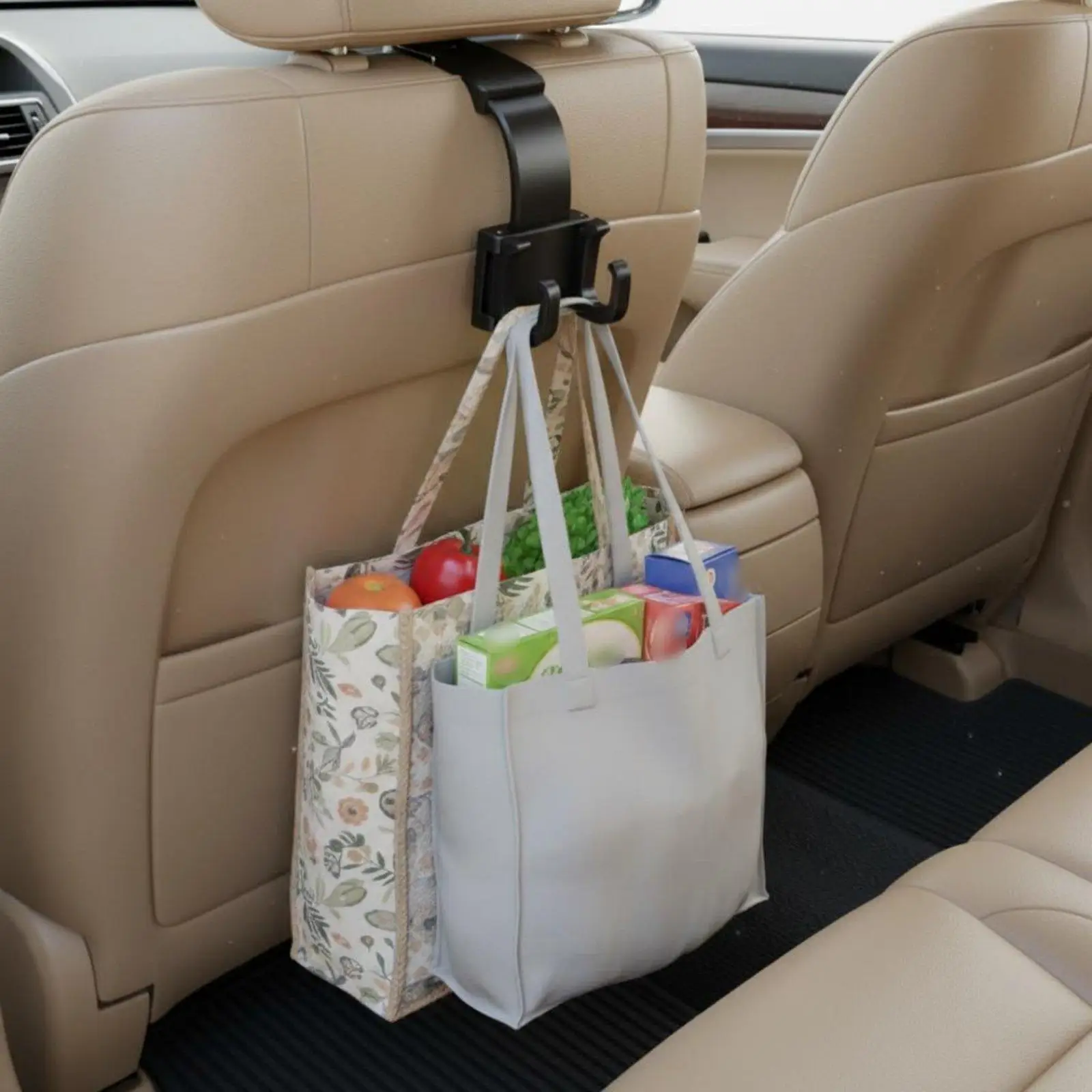 Car Seat Hook Foldable Wall Hanger Hooks Design ABS Plastic Organizer for Keeping Car Tidy