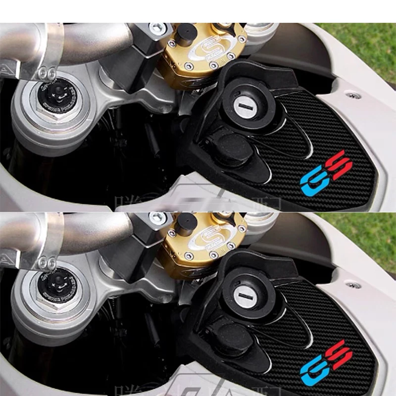 F 800 GS For BMW F800GS F700GS 2013 2014 2015 3D Carbon-look Motorcycle Gas Fuel Tank Pad Key Decal Protector Sticker