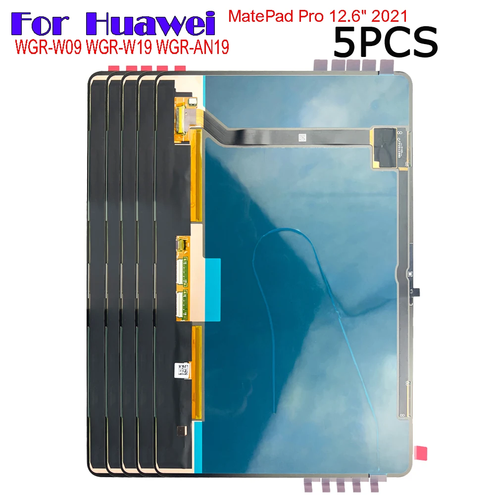 

5PCS 12.6" For Huawei MatePad Pro 2021 WGR-W09 WGR-W19 WGR-AN19 LCD Display Touch Screen Digitizer Assembly Replacement Parts