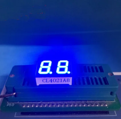 10pcs New 2 Bit 0.4 inch Digital Tube LED Display  White/Blue light 7 Segment Common Cathode/Anode