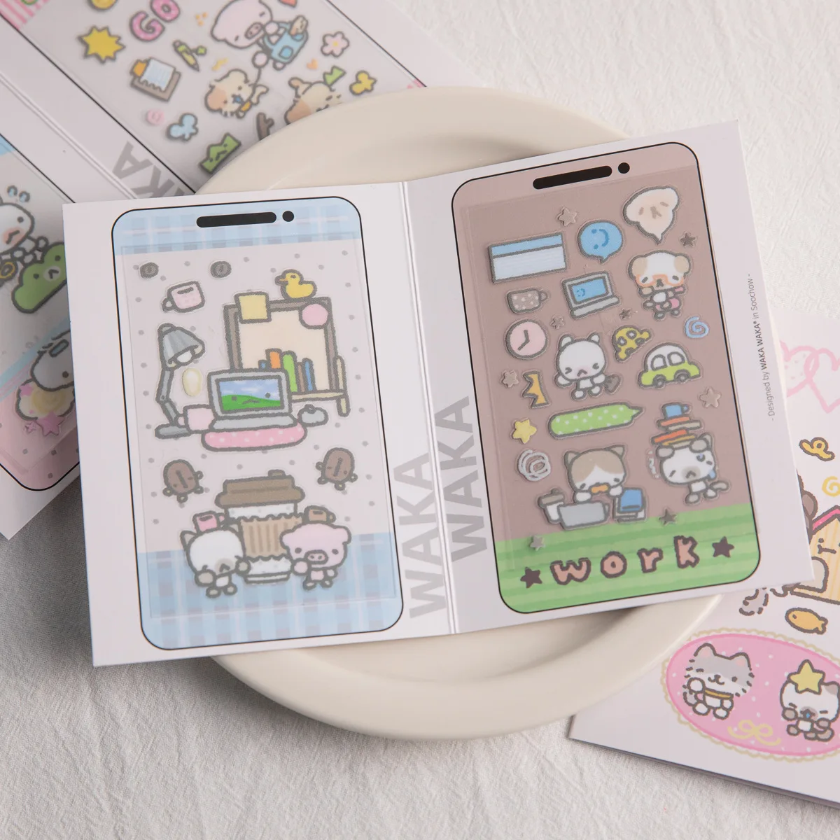 Cute Cartoon Stickers Journal Decorative Stickers Student Notepad