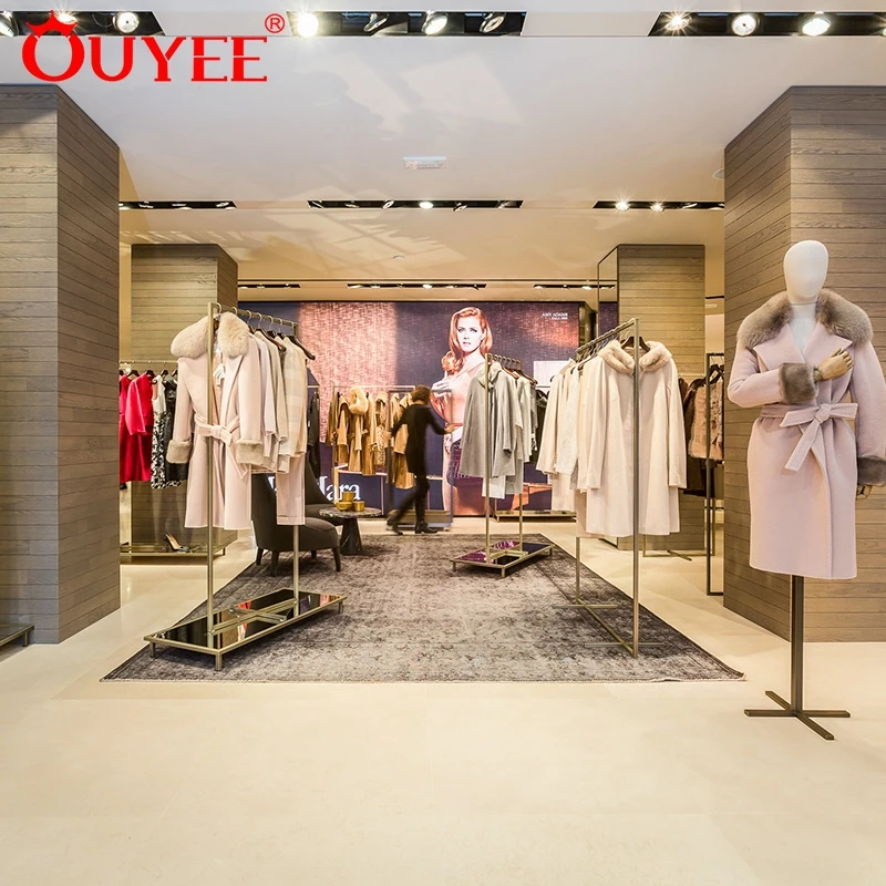 

Customized-Retail Garment Store Furniture Clothes Showroom Interior Design Ladies Shop Decoration Design Clothing Store