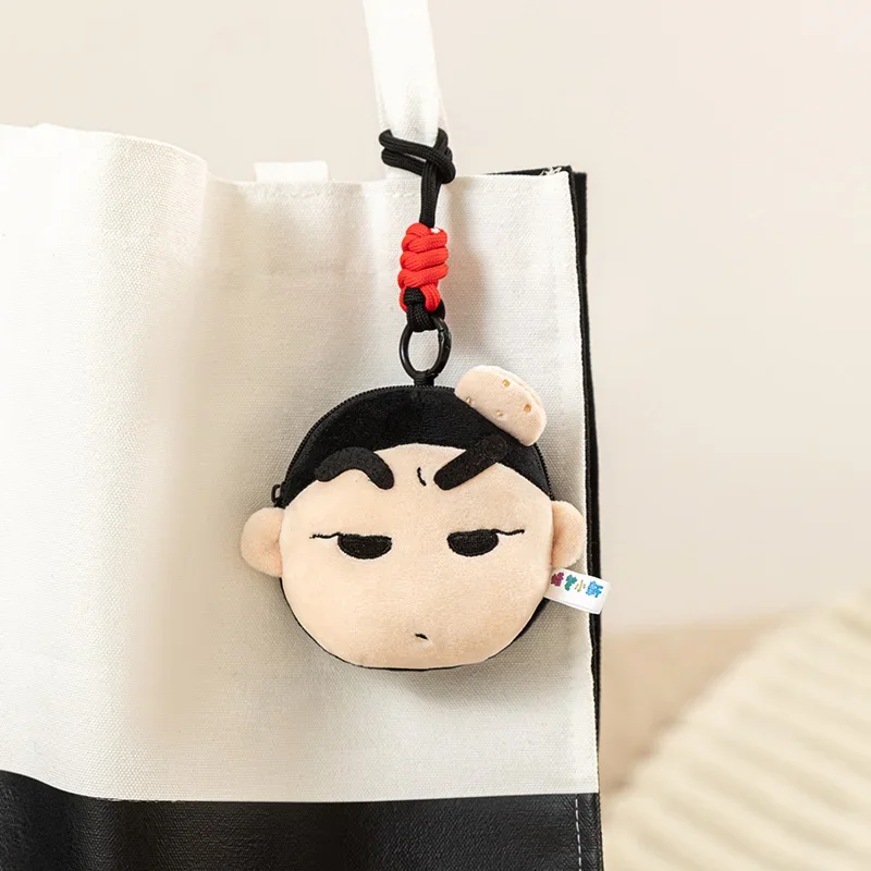 Crayon Shin-chan Borsa a tracolla Borsa a tracolla singola Borsa a tracolla Nohara Shiro Chiave Zaino Portamonete con ciondolo Borsa da viaggio per cartoni animati