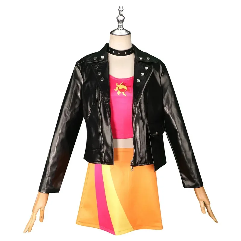 

Anime Little Pony Cosplay Sunset Shimmer Costume Lovely Princess Skirt Uniform Suit Outfit Halloween Party Christmasx;2'a,6.h;8'