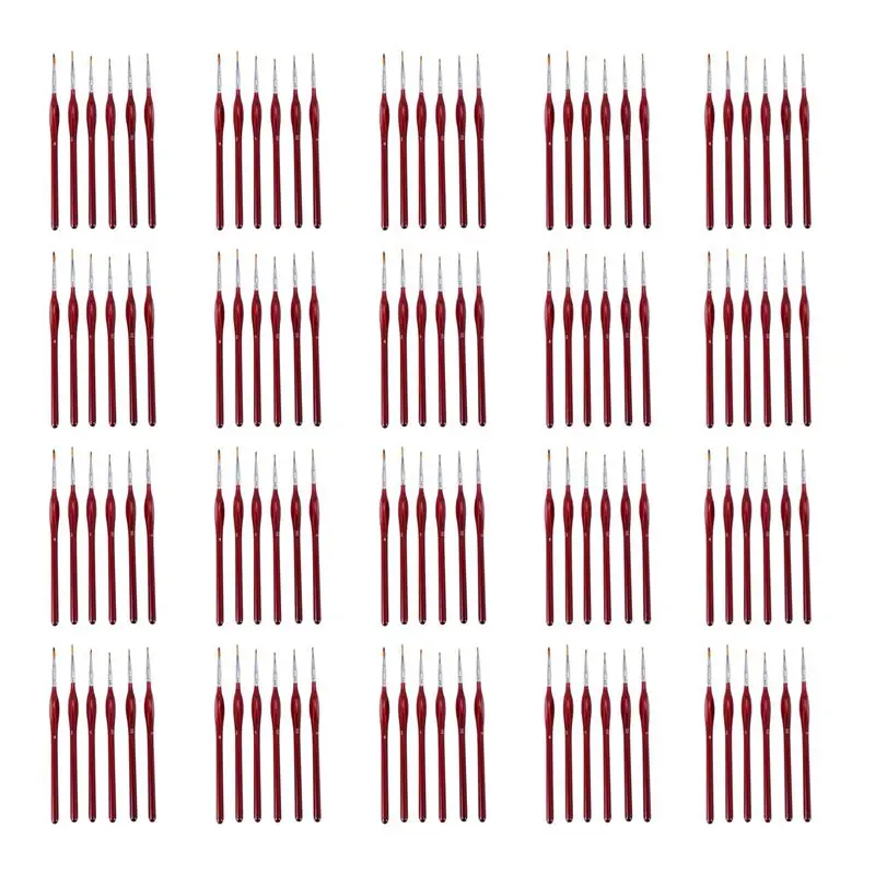 ABRI-120-Piece Fine Paintbrushes - Detail Paint Brush Set - For Acrylic, Watercolor, Oil