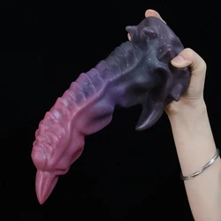 Female Masturbator Super Cool Anal Plug Silicone Dildo Penis Butt Plug Anal Dilator Vaginal Stimulator Sex Toys for Women Men 18