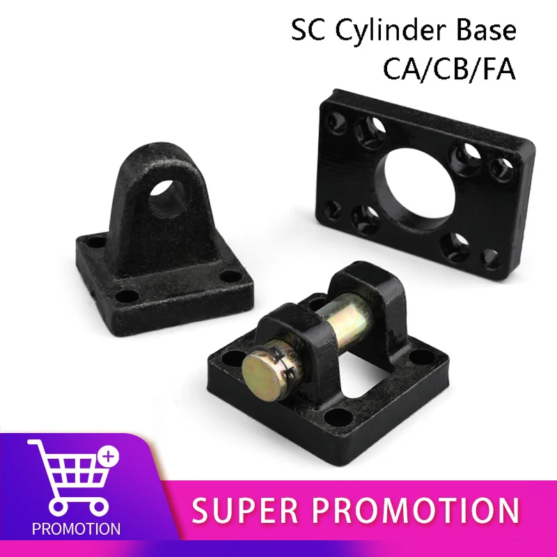 

SC/SU Standard Cylinder Mounting Bracket Double Ear Connector CA CB-32/40/50/63/80/100/125/160 Cylinder Fixed Base